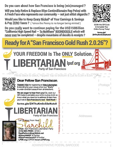 April LPSF GoldRush2.0.26 postcard Retire Pelosi revised mrm