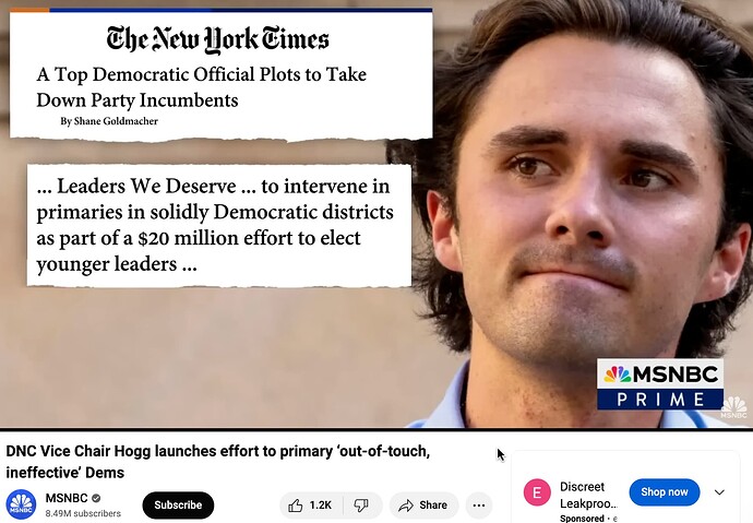 US$20Millions Our Man & Friend in Washington @DNC Vice Chair David Hogg