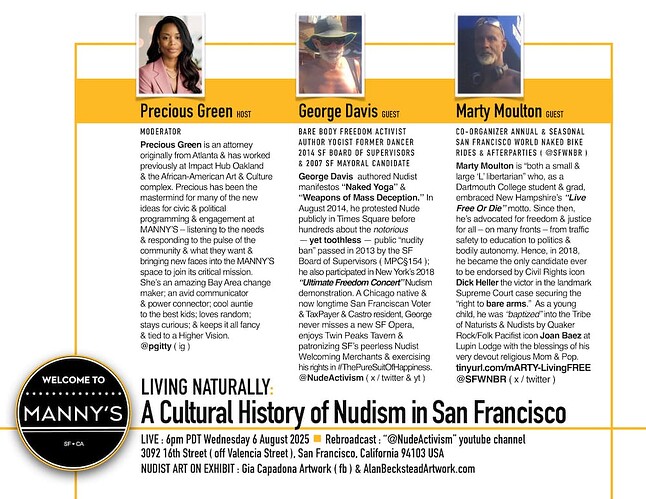 MANNY’S 6p PDT Wed 6 Aug INTROS FINAL handout