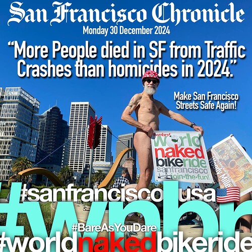 #WNBRsf2025 Safety ProTests @SFWNBR @SFChronicle Monday 30 Dec 2024