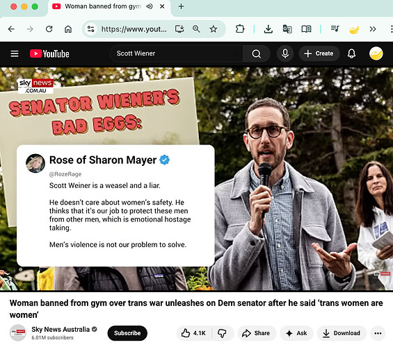 Rose Mayer v CA Sen Scott Wiener