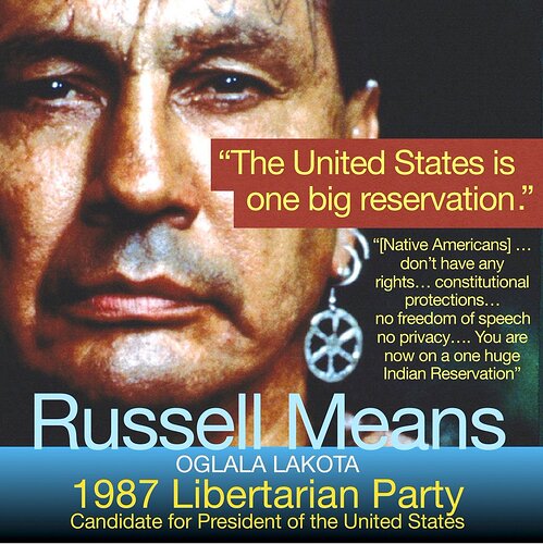Russell Means planation lullabies @LPNational