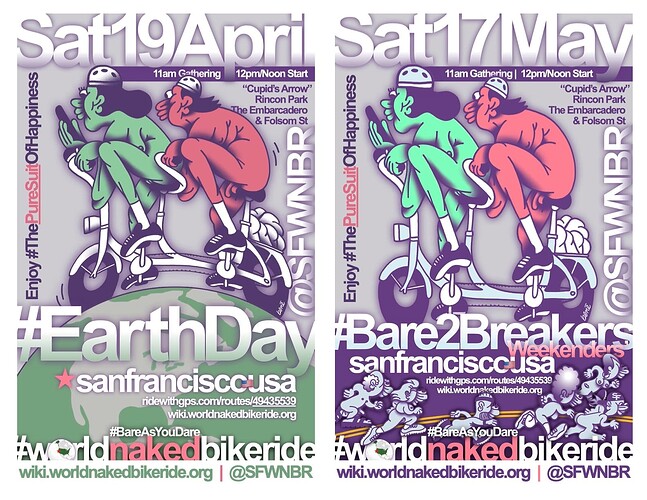 11x8.5 Fabio Benê fabio@bene.studio @SFWNBR #WNBRsf2025 Bare2BreakersWeekenders Handouts