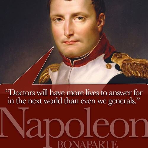 Napoleon Bonaparte wars v doctors